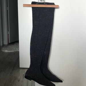 High boots sparkles 37 ZARA